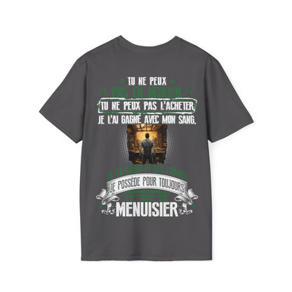 Je possède pour toujours le titre de Menuisier