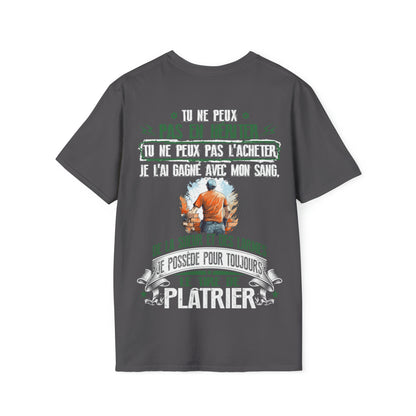 Je possède pour toujours le titre de Plâtrier