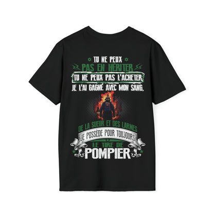 Je possède pour toujours le titre de Pompier