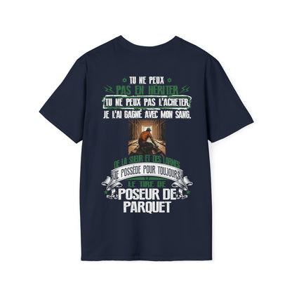 Je possède pour toujours le titre de Poseur de Parquet