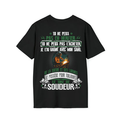 Je possède pour toujours le titre de Soudeur