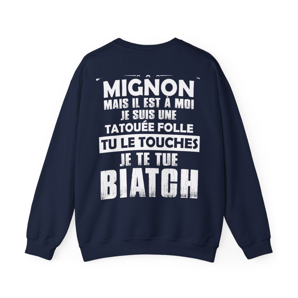 Je sais qu'il est mignon mais il est à moi je suis une tatouée folle tu le touches je te tue biatch