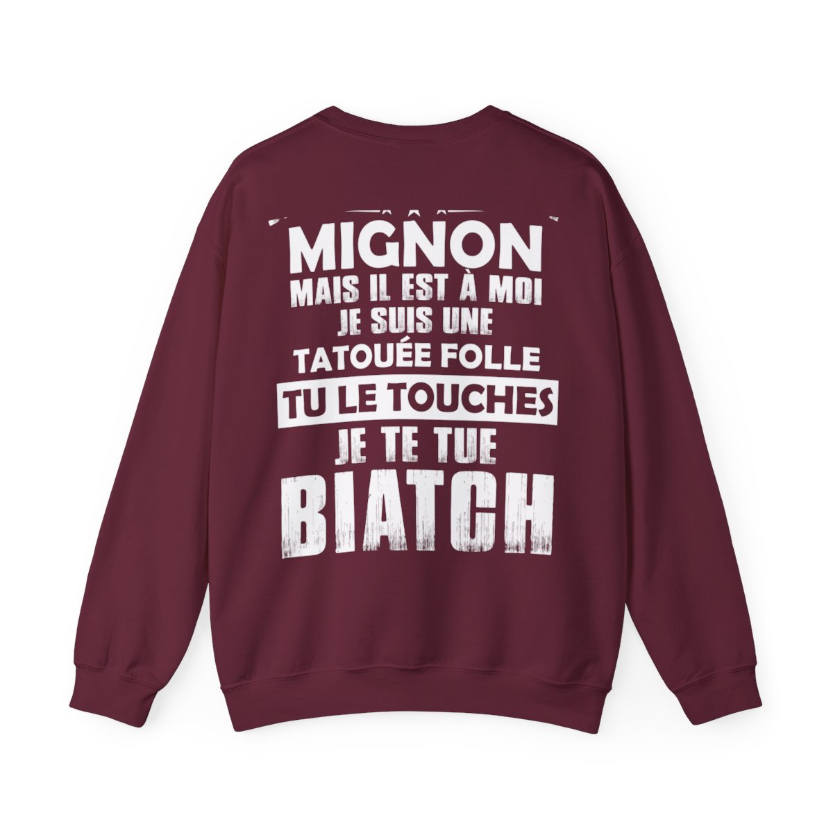 Je sais qu'il est mignon mais il est à moi je suis une tatouée folle tu le touches je te tue biatch