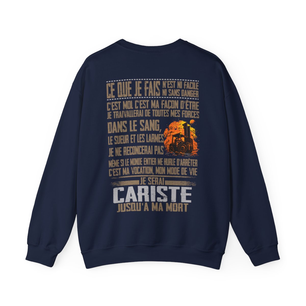 Je serai Cariste jusqu'à ma mort