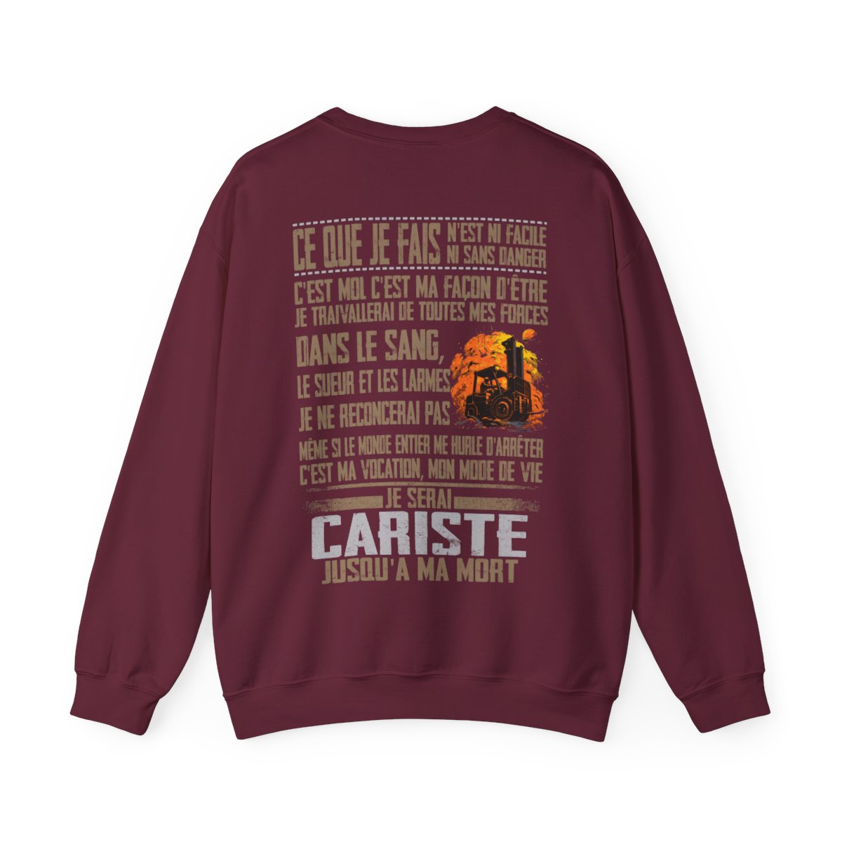 Je serai Cariste jusqu'à ma mort