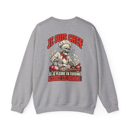 JE SUIS CHEF SI JE PLEURE EN CUISINE