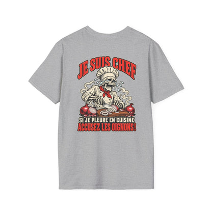 JE SUIS CHEF SI JE PLEURE EN CUISINE