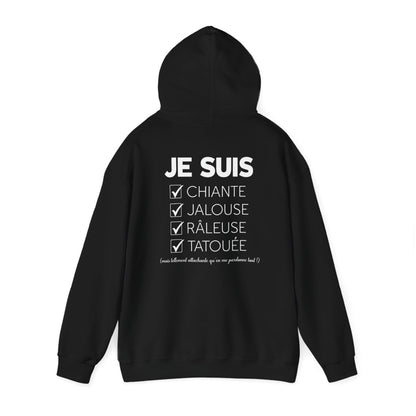 Je suis chiante, jalouse, râleuse, tatouée mais tellement attachante qu'en me pardonne tout