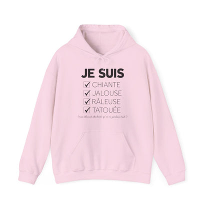 Je suis chiante, jalouse, râleuse, tatouée mais tellement attachante qu'en me pardonne tout