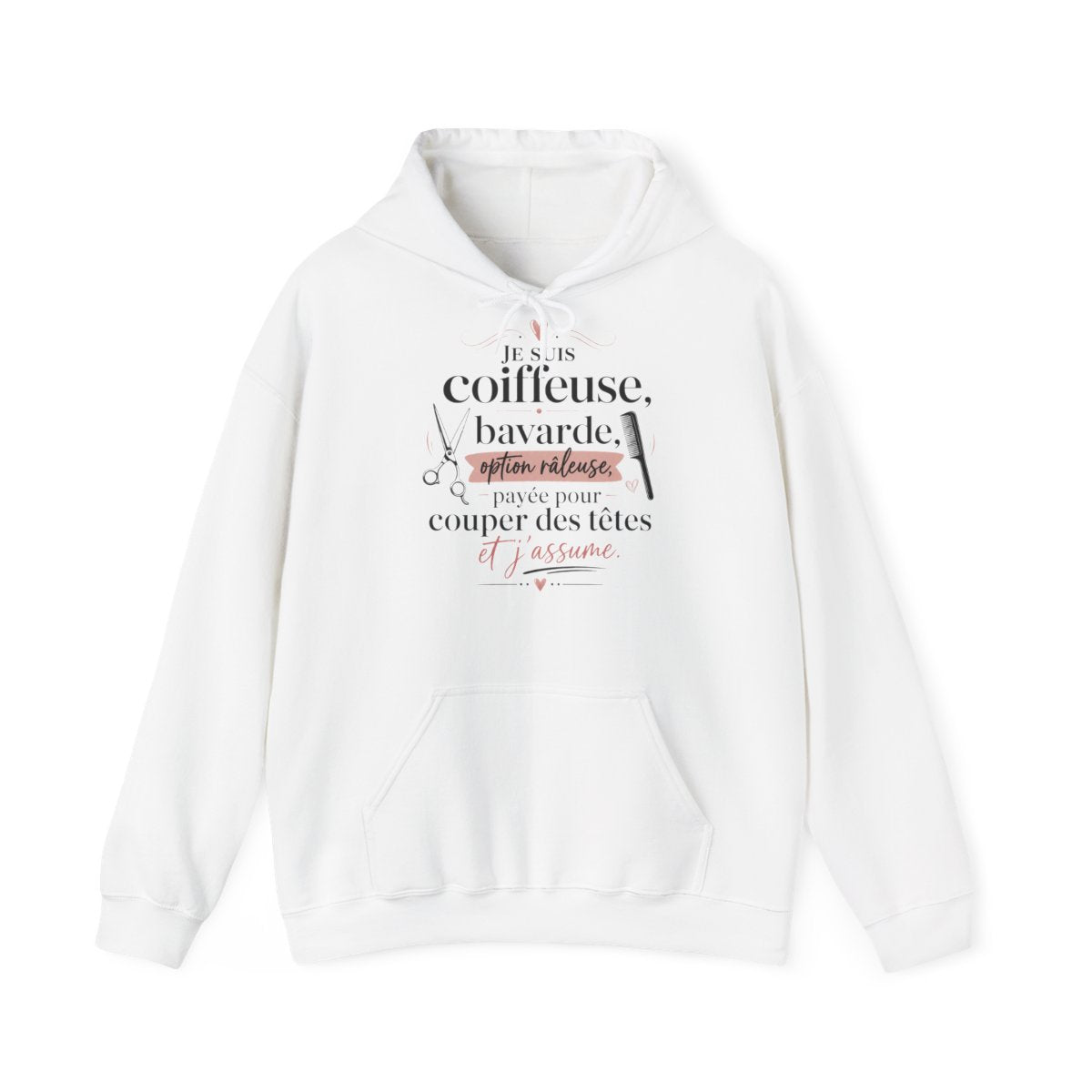 Je suis coiffeuse, bavarde, option râleuse, payée pour couper des têtes