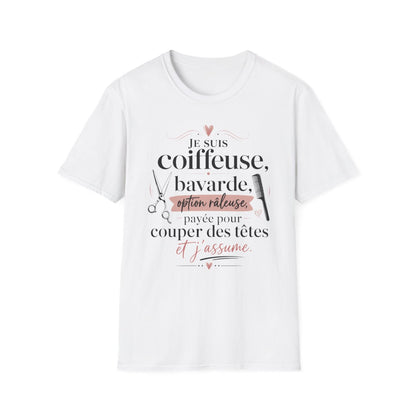 Je suis coiffeuse, bavarde, option râleuse, payée pour couper des têtes