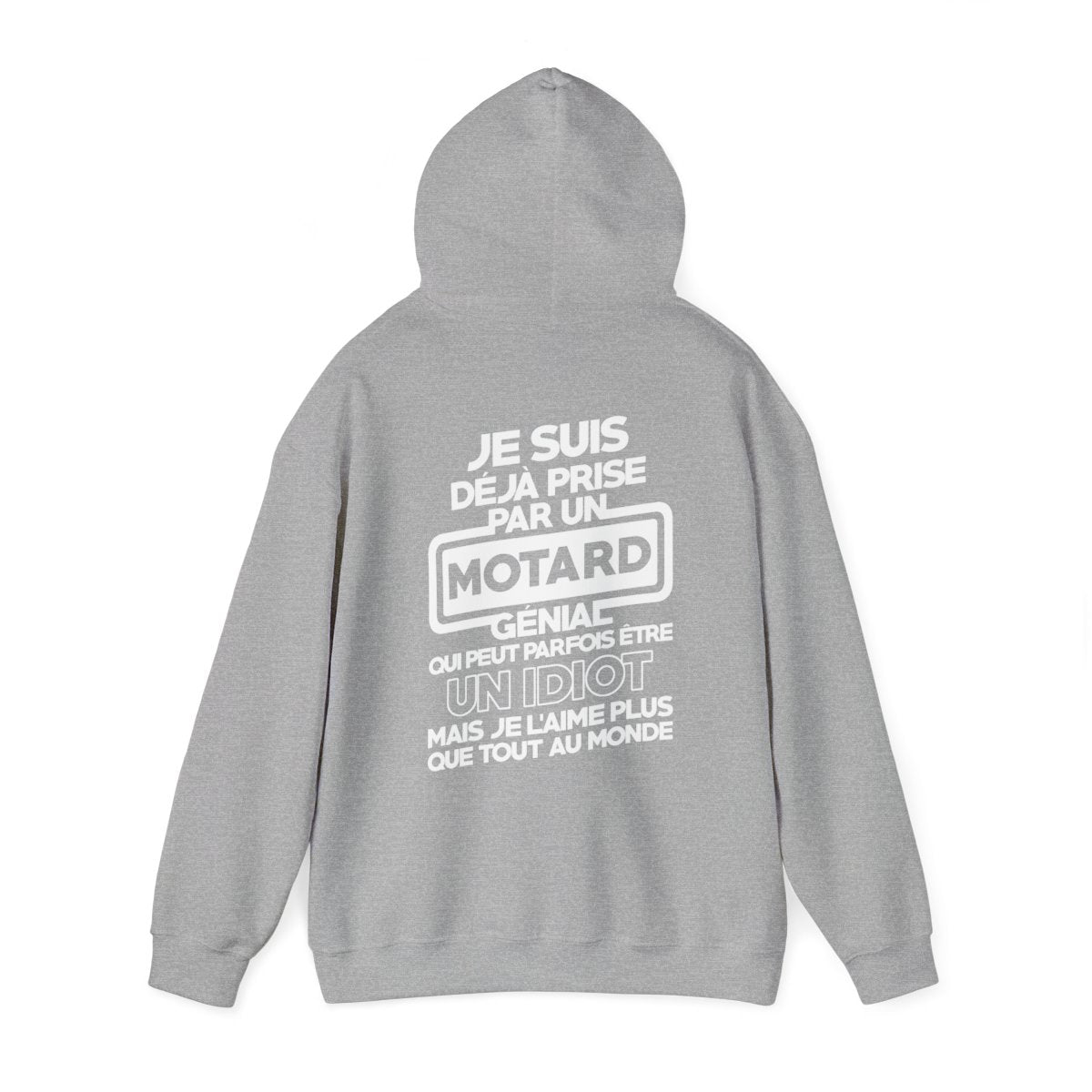 Je suis déjà prise par un motard génial qui peut parfois être un idiot mais je l'aime plus que tout au monde