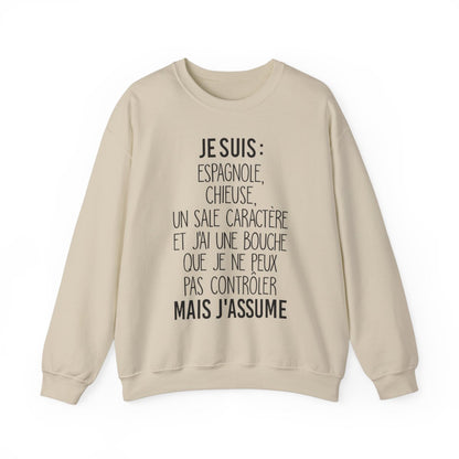 Je suis Espagnole, chieuse, un sale caractère