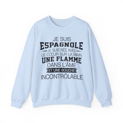 Je suis Espagnole, je suis née avec le coeur sur la mai