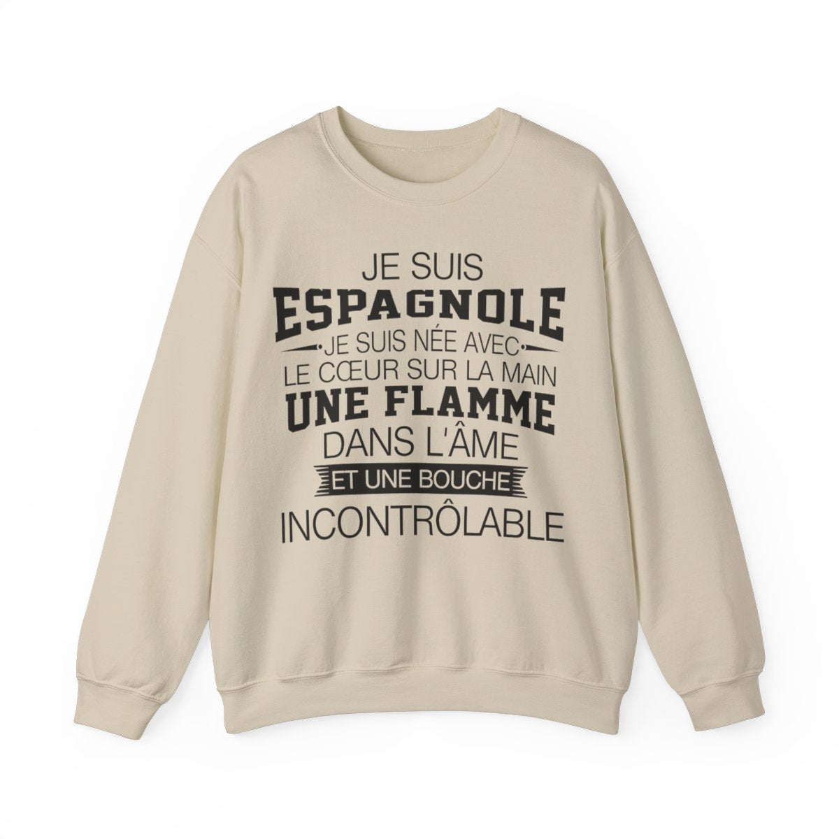 Je suis Espagnole, je suis née avec le coeur sur la mai
