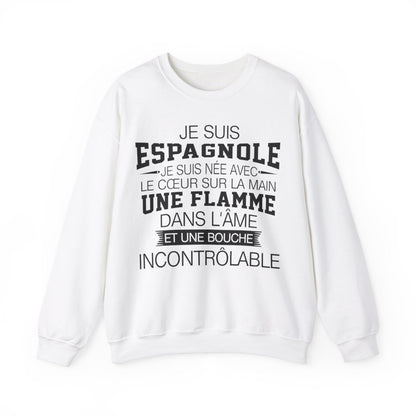 Je suis Espagnole, je suis née avec le coeur sur la mai