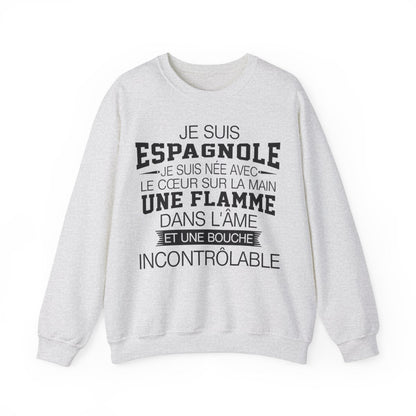 Je suis Espagnole, je suis née avec le coeur sur la mai