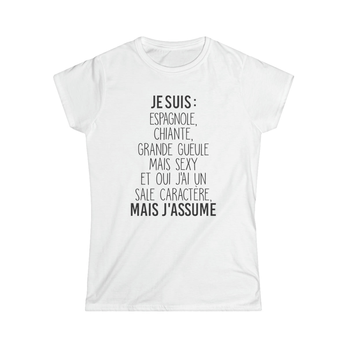 Je suis Espagnole mais j'assume