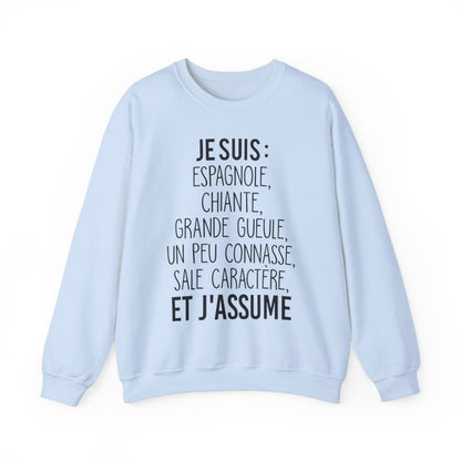Je suis Espagnole sale caractère et j'assume