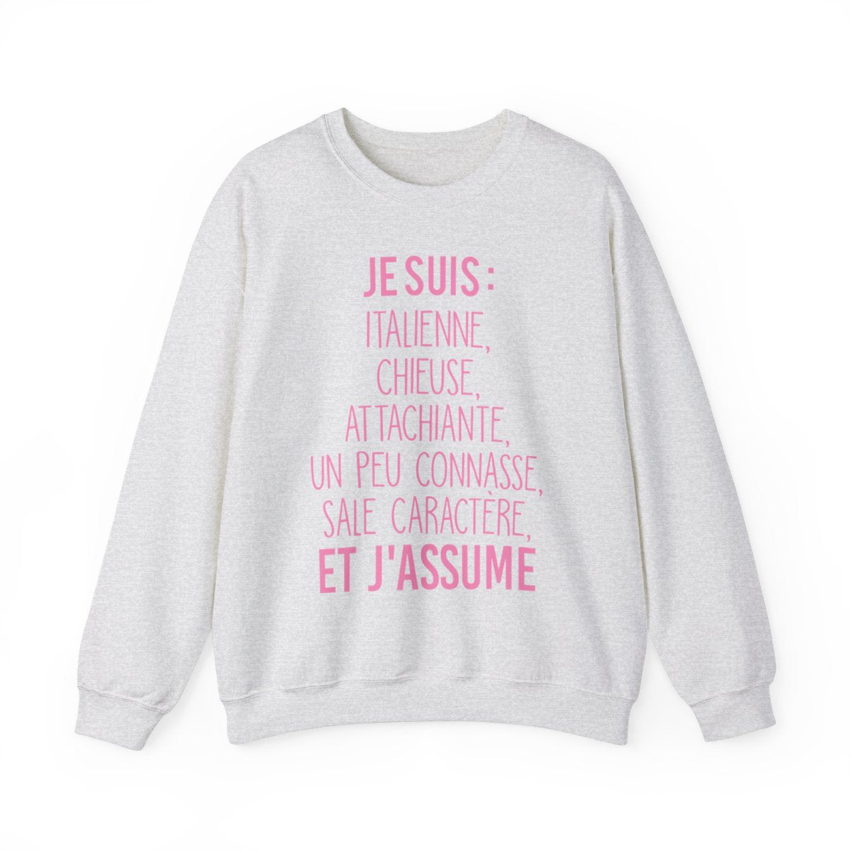 Je suis Italienne et j'assume