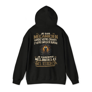 Je suis Mécanicien, je garderai mes outils et mes testicules