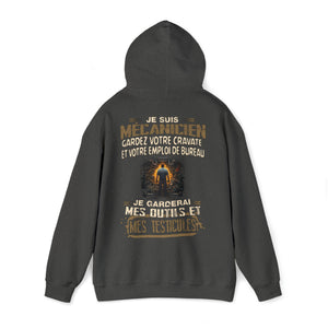 Je suis Mécanicien, je garderai mes outils et mes testicules