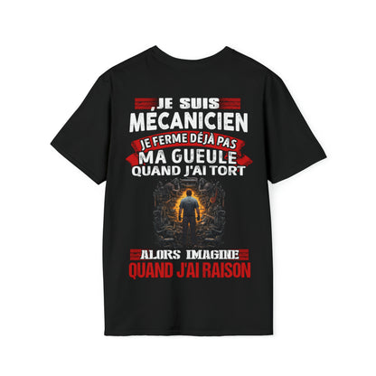 Je suis Mécanicien, je ne ferme déjà pas ma gueule quand j'ai tort