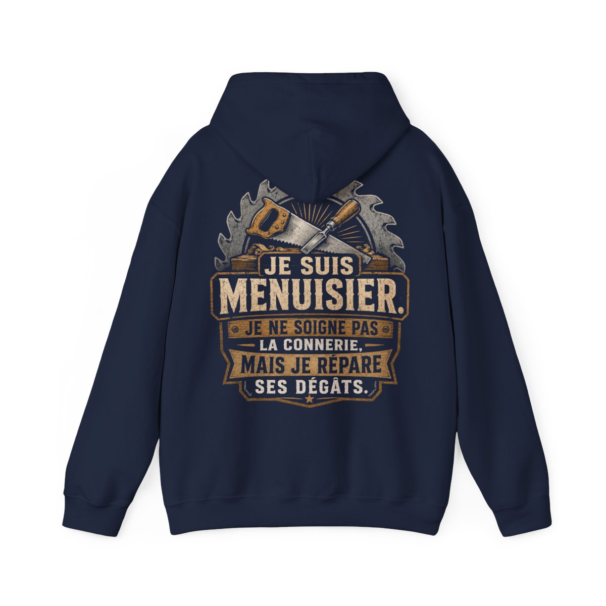 Je suis Menuisier. Je ne soigne pas la connerie mais je répare ses degâts