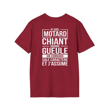 Je suis motard, grande gueule, sale caractère et j'assume