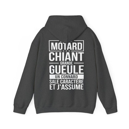 Je suis motard, grande gueule, sale caractère et j'assume