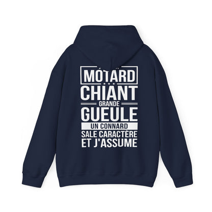 Je suis motard, grande gueule, sale caractère et j'assume