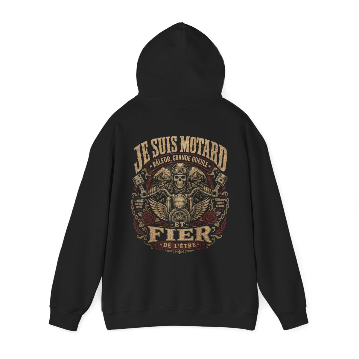 Je suis motard, râleur, grande gueule et fier de l'être