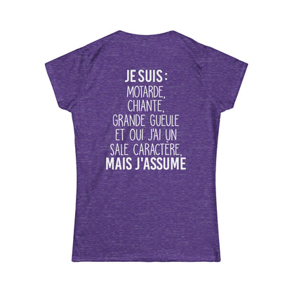 Je suis motarde, grande gueule et oui j'ai un sale caractère