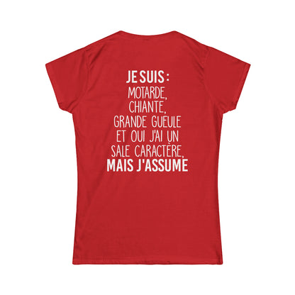 Je suis motarde, grande gueule et oui j'ai un sale caractère