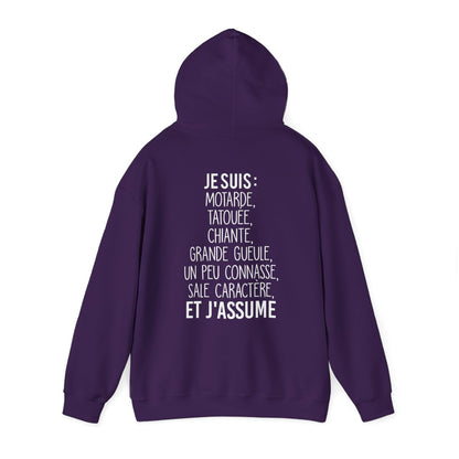 Je suis motarde, grande gueule, sale caractère et j'assume