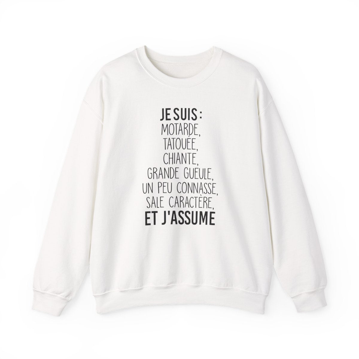 Je suis motarde, grande gueule, sale caractère et j'assume