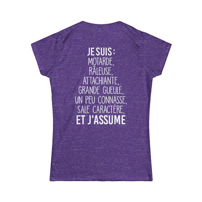 Je suis motarde, râleuse, grande gueule, sale caractère