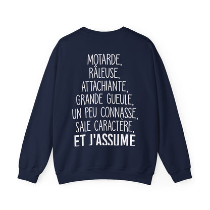 Je suis motarde, râleuse, grande gueule, sale caractère