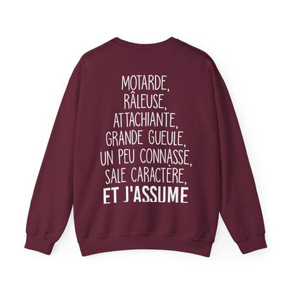 Je suis motarde, râleuse, grande gueule, sale caractère