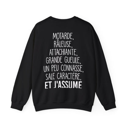 Je suis motarde, râleuse, grande gueule, sale caractère