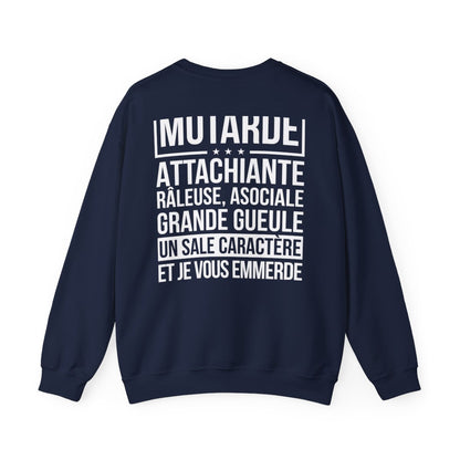 Je suis motarde, râleuse, grande gueule, un sale caractère