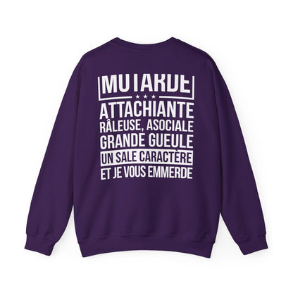 Je suis motarde, râleuse, grande gueule, un sale caractère