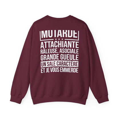 Je suis motarde, râleuse, grande gueule, un sale caractère