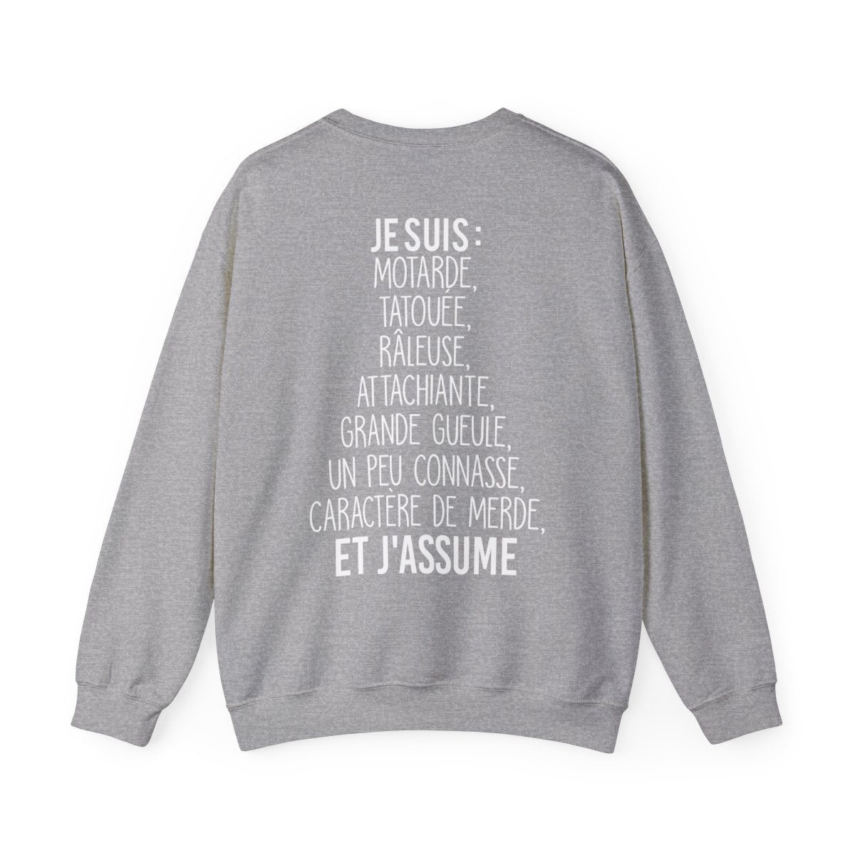 Je suis Motarde, tatouée, râleuse, caractère de merde et j'assume