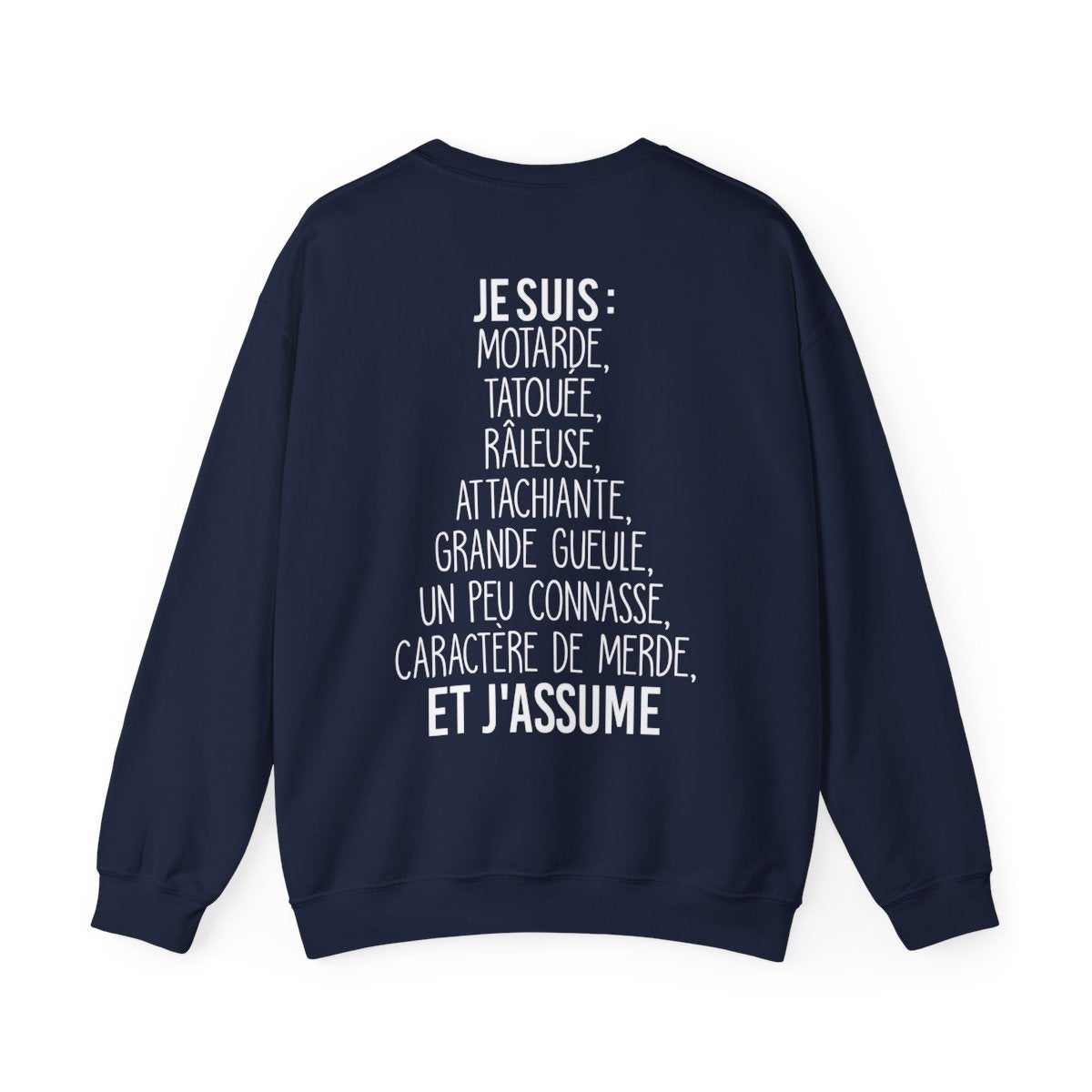 Je suis Motarde, tatouée, râleuse, caractère de merde et j'assume