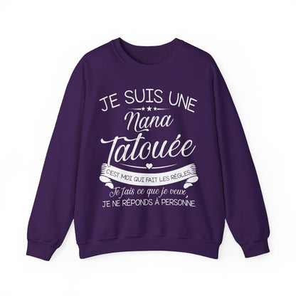 Je suis nana tatouée c'est moi qui fait les régles, je fais ce que je veux je ne réponds à personne