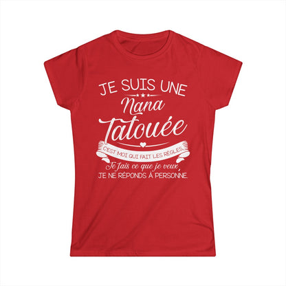 Je suis nana tatouée c'est moi qui fait les régles, je fais ce que je veux je ne réponds à personne