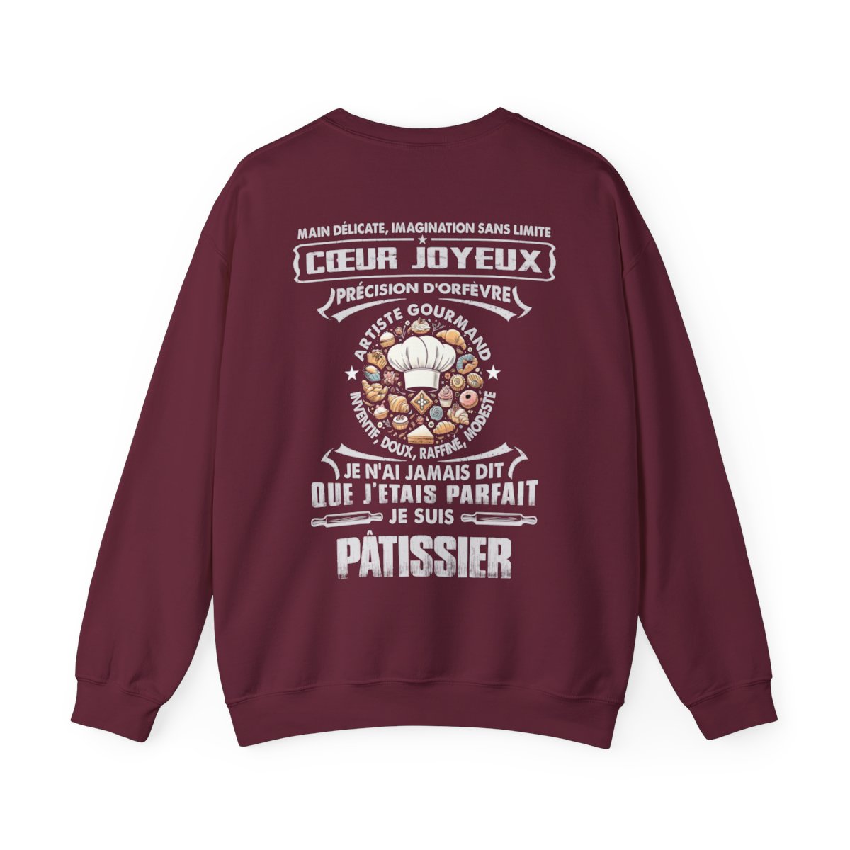 Je suis pâtissier je n'ai jamais dit que j'étais parfait