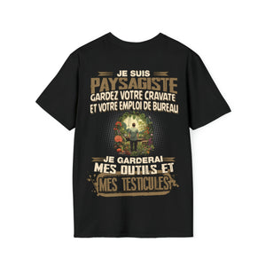 Je suis Paysagiste, je garderai mes outils et mes testicules