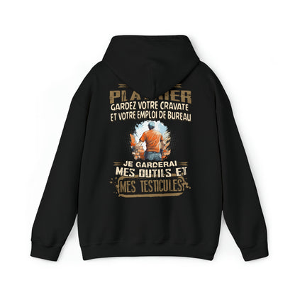 Je suis Plâtrier, je garderai mes outils et mes testicules